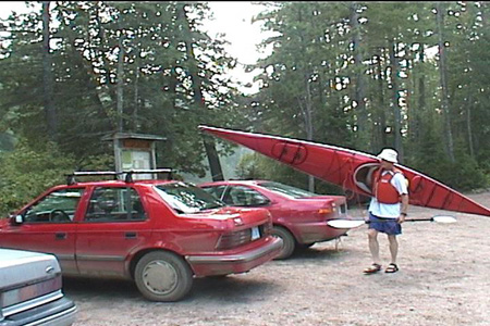 And to the comforting view of my freshly washed and waxed car waiting patiently for my return. 	Maybe I'll get back in the winter to look for wolves 