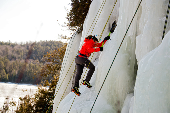 ice climbing