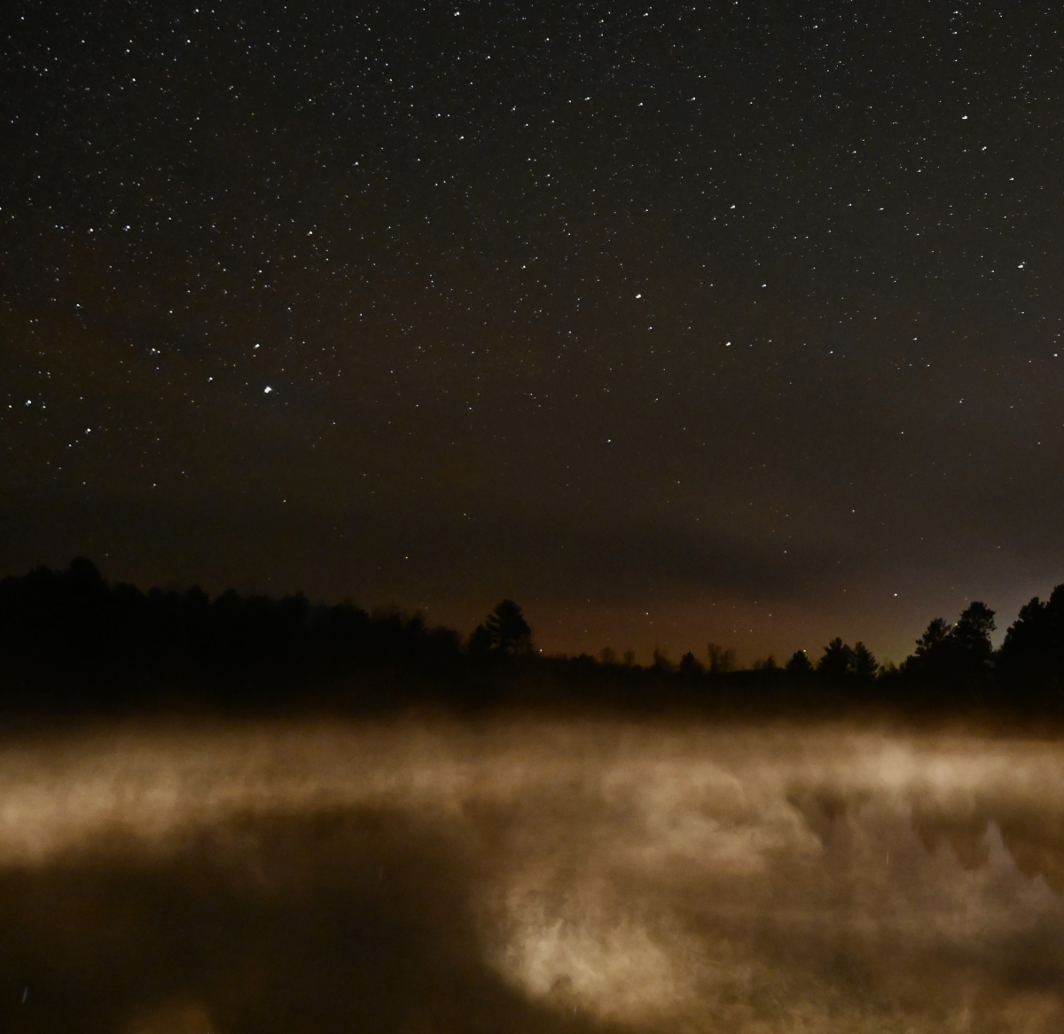 Nov. 28, 2020   As the air becomes colder than the water, the lake releases heat and fog into the air.