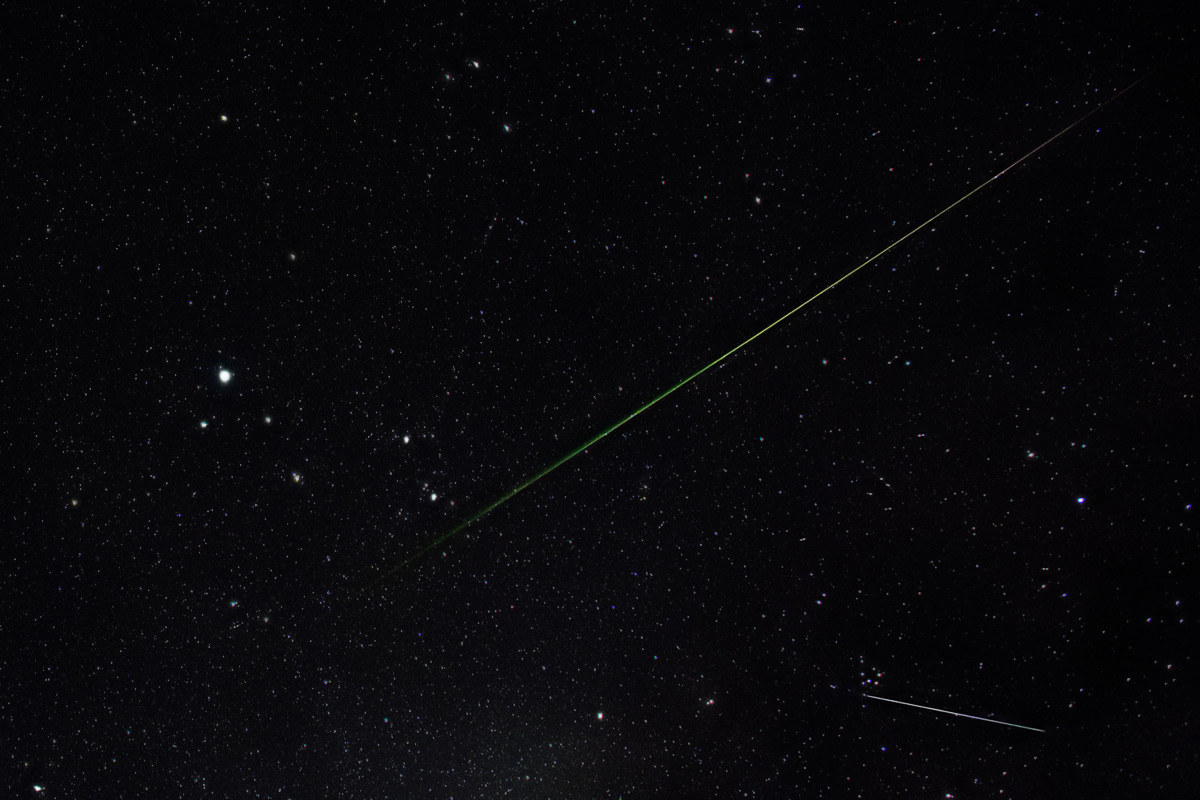 Aug. 13, 2018      The Perseid meteor shower